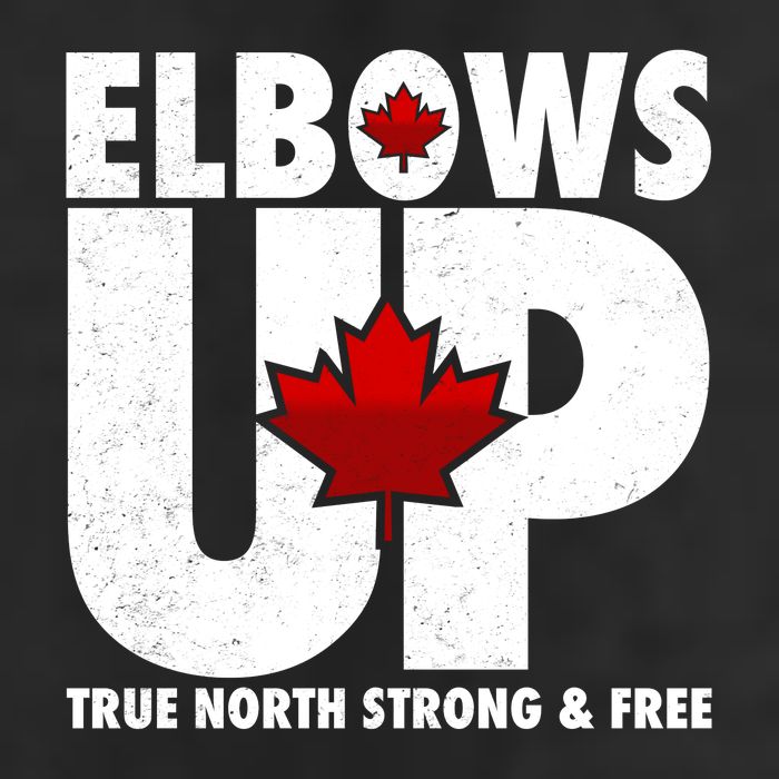 Elbows Up Canada True North Strong and Free Adult Drive Performance Visor