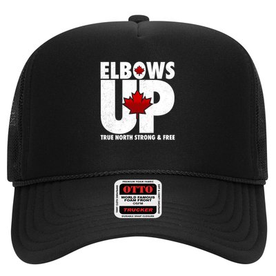 Elbows Up Canada True North Strong and Free Trucker Hat