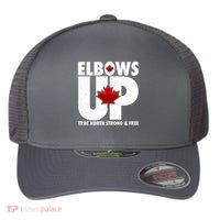Elbows Up Canada True North Strong and Free Flexfit Unipanel Trucker Cap