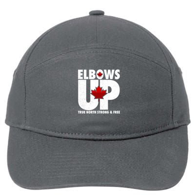 Elbows Up Canada True North Strong and Free 7-Panel Snapback Hat