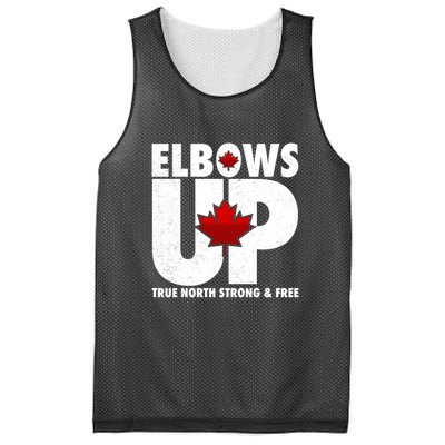 Elbows Up Canada True North Strong and Free Mesh Reversible Basketball Jersey Tank