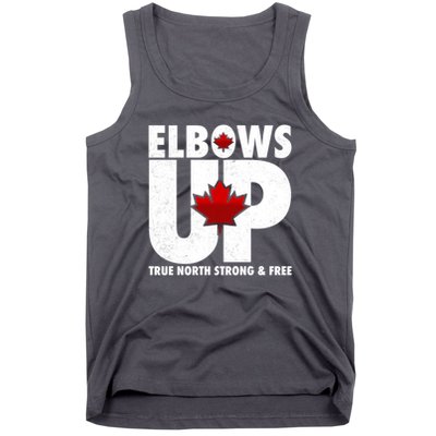 Elbows Up Canada True North Strong and Free Tank Top