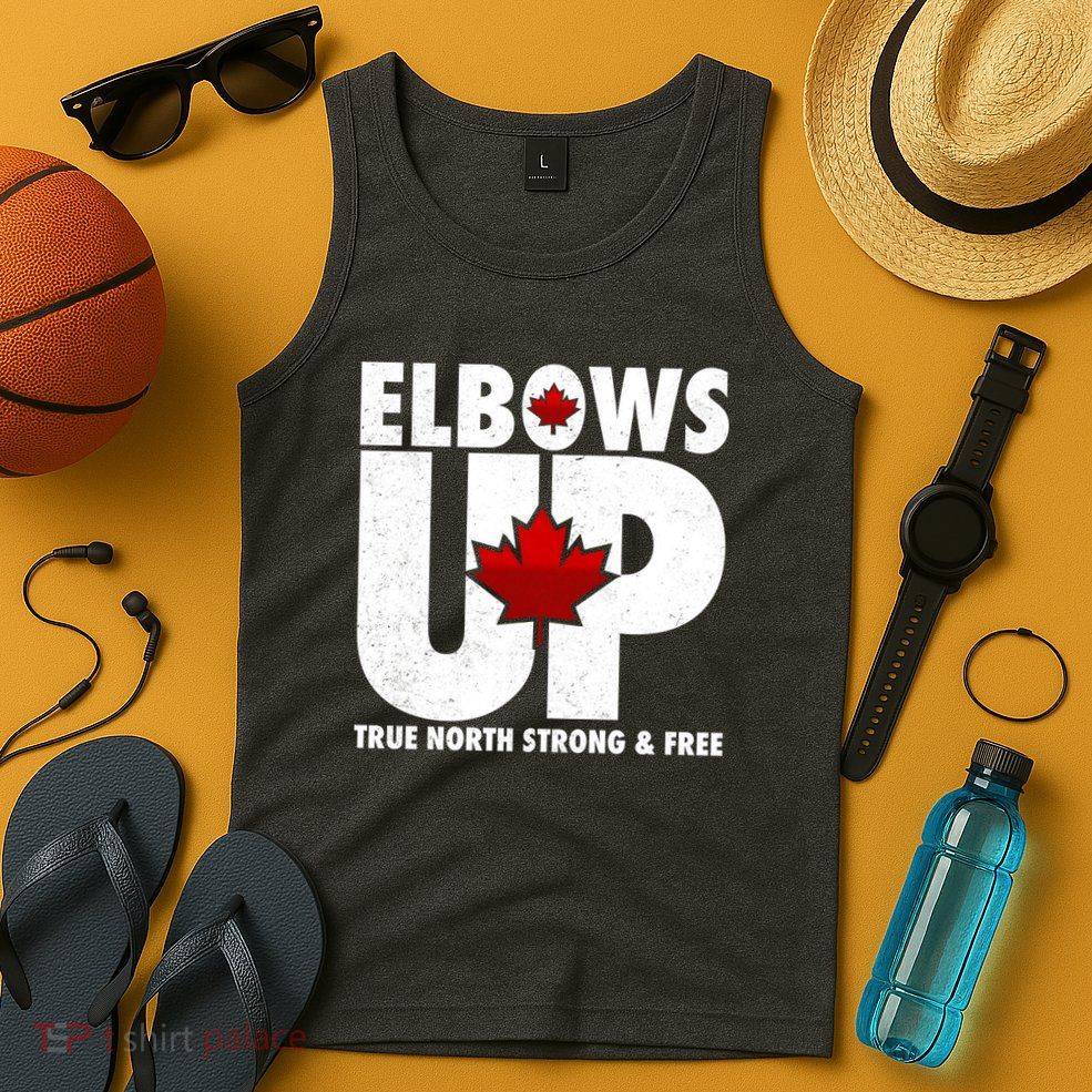 Elbows Up Canada True North Strong and Free Tank Top