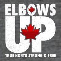 Elbows Up Canada True North Strong and Free Wool Snapback Cap