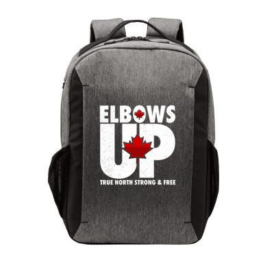 Elbows Up Canada True North Strong and Free Vector Backpack