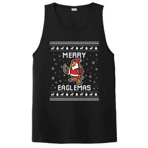 Eagles Ugly Christmas Sweater Eagles Lover Holiday Present PosiCharge Competitor Tank