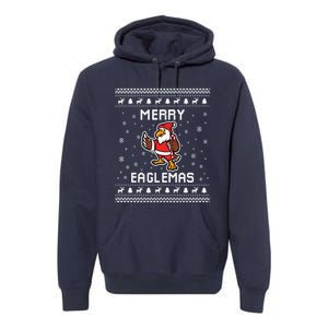 Eagles Ugly Christmas Sweater Eagles Lover Holiday Present Premium Hoodie