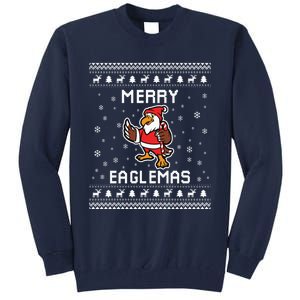 Eagles Ugly Christmas Sweater Eagles Lover Holiday Present Tall Sweatshirt