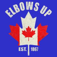 Elbows Up Canada Est 1867 Proud Canadian Strong Canada Hoodie