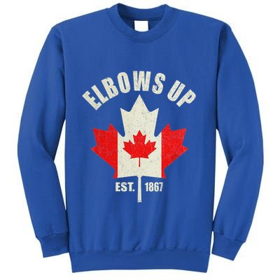 Elbows Up Canada Est 1867 Proud Canadian Strong Canada Sweatshirt