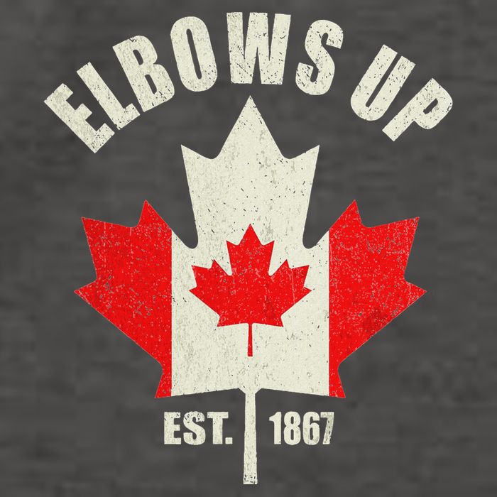 Elbows Up Canada Est 1867 Proud Canadian Strong Canada Vector Backpack