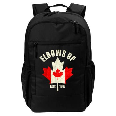 Elbows Up Canada Est 1867 Proud Canadian Strong Canada Backpack