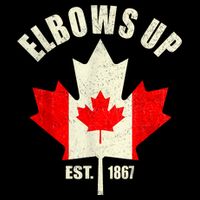 Elbows Up Canada Est 1867 Proud Canadian Strong Canada 16 in Basic Backpack
