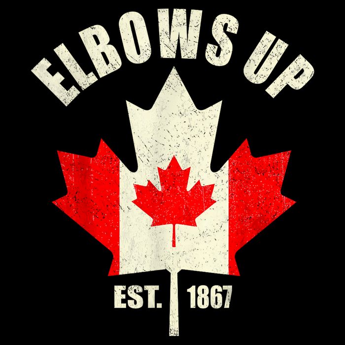 Elbows Up Canada Est 1867 Proud Canadian Strong Canada 16 in Basic Backpack