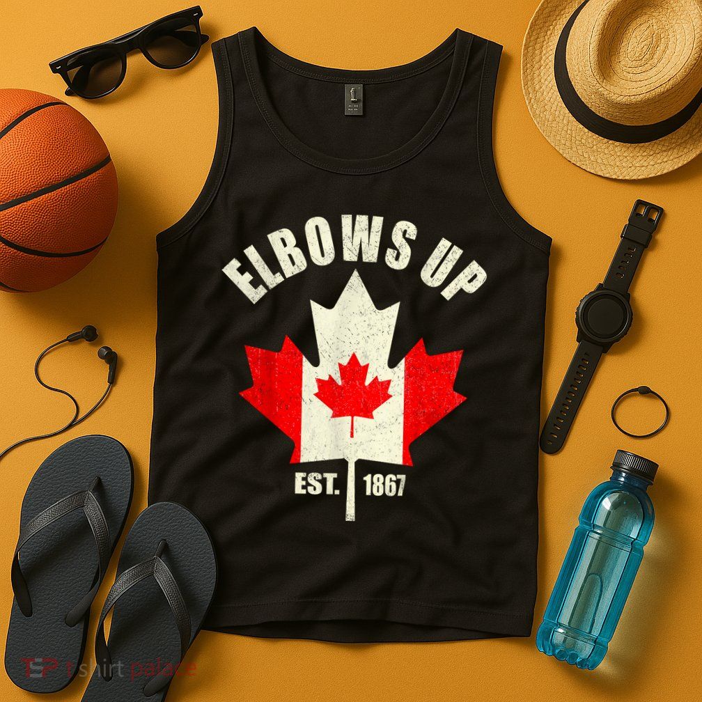 Elbows Up Canada Est 1867 Proud Canadian Strong Canada Tank Top