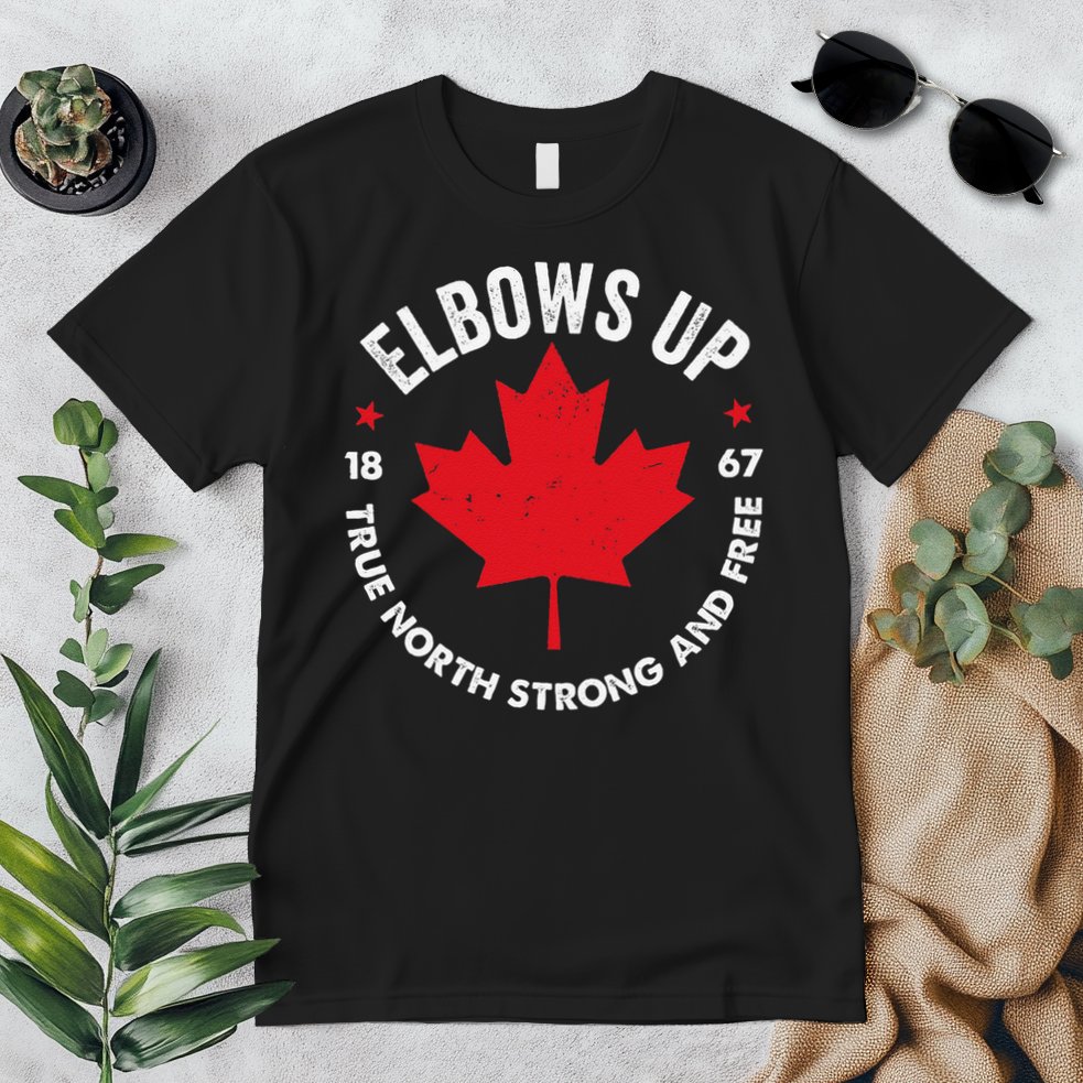 Elbows Up Canada Est 1867 Proud Canadian Strong Canada Gifts Gift Premium T-Shirt