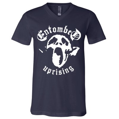Entombed Uprising Death Edge Of Sanity V-Neck T-Shirt