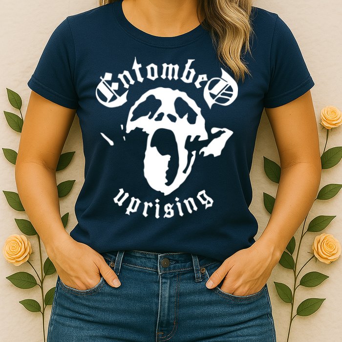 Entombed Uprising Death Edge Of Sanity Womens T-Shirt