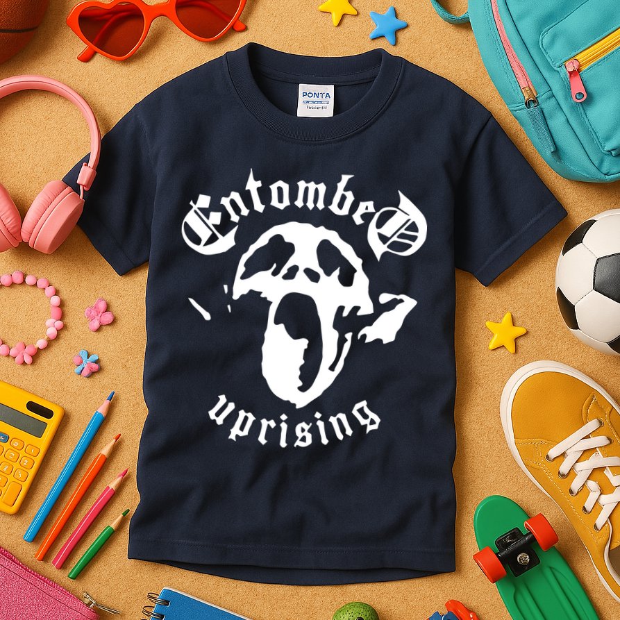 Entombed Uprising Death Edge Of Sanity Kids T-Shirt