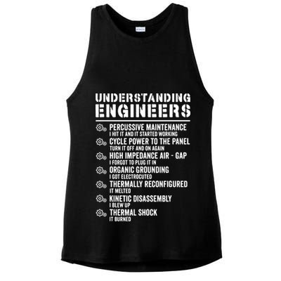 Explained Understanding Engineers Mechanical Engineering Ladies PosiCharge Tri-Blend Wicking Tank
