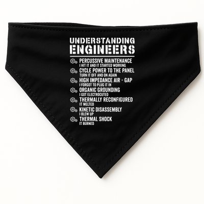Explained Understanding Engineers Mechanical Engineering USA-Made Doggie Bandana