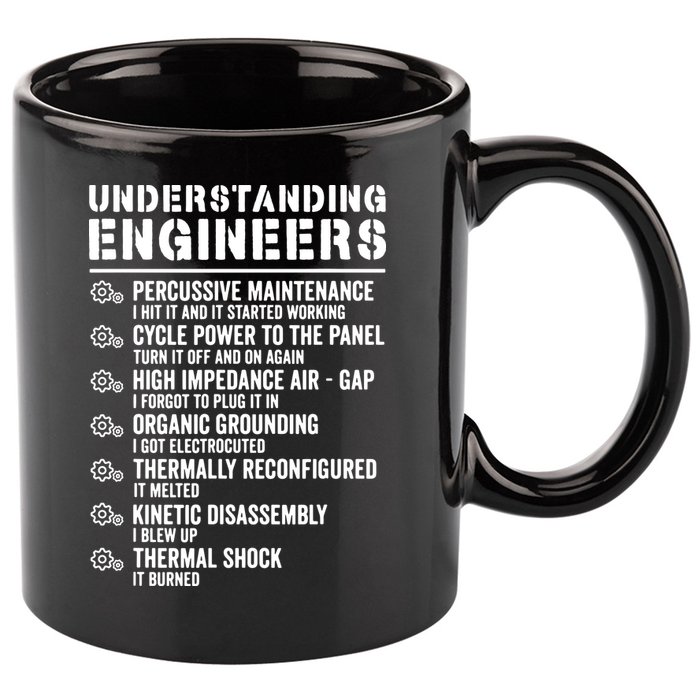 Explained Understanding Engineers Mechanical Engineering 11oz C Handle Ceramic Mug