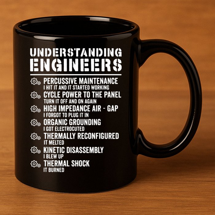 Explained Understanding Engineers Mechanical Engineering 11oz C Handle Ceramic Mug