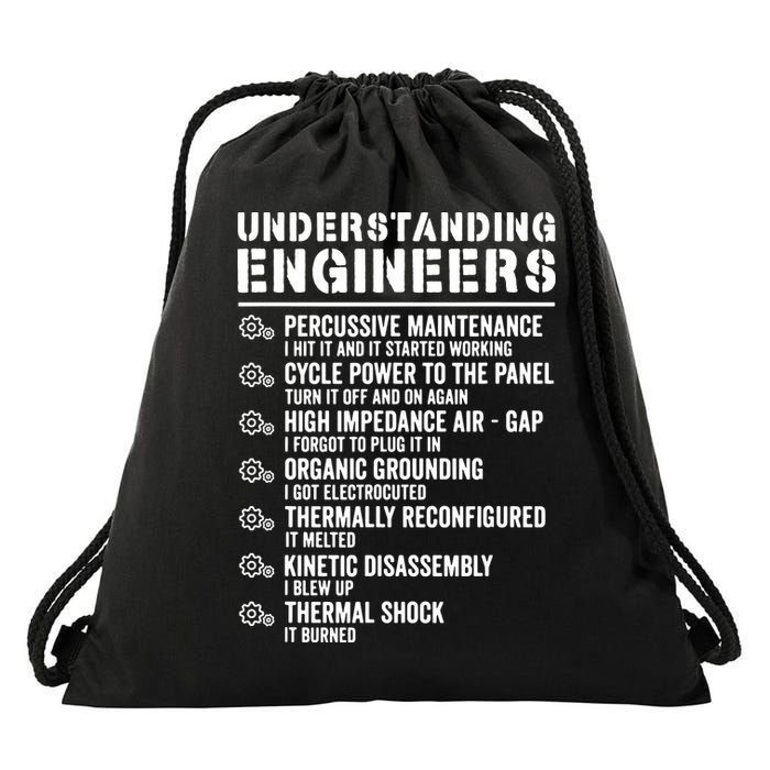 Explained Understanding Engineers Mechanical Engineering Drawstring Bag