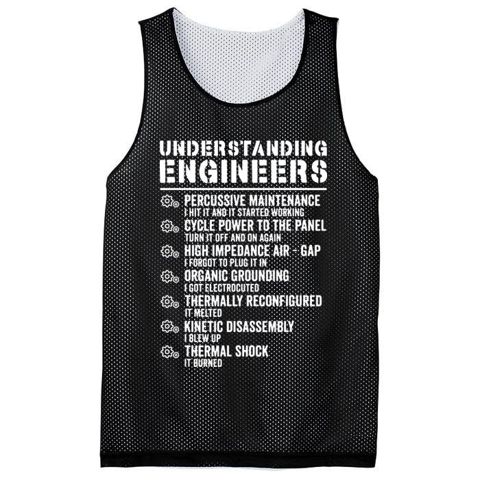 Explained Understanding Engineers Mechanical Engineering Mesh Reversible Basketball Jersey Tank