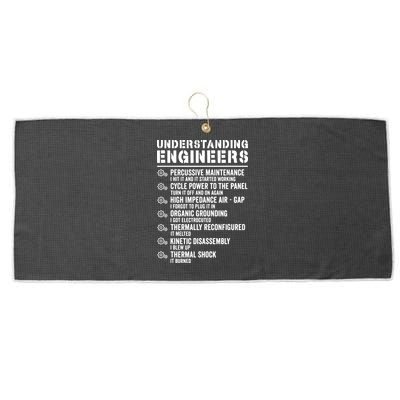 Explained Understanding Engineers Mechanical Engineering Large Microfiber Waffle Golf Towel