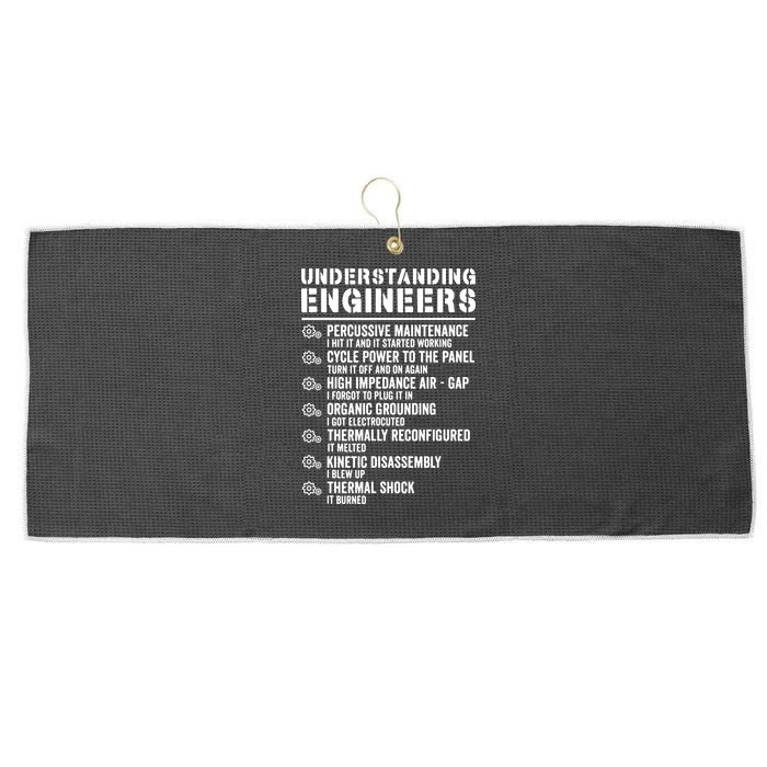 Explained Understanding Engineers Mechanical Engineering Large Microfiber Waffle Golf Towel