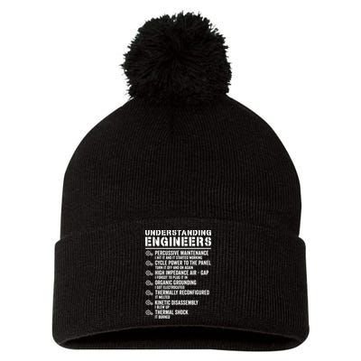 Explained Understanding Engineers Mechanical Engineering Pom Pom 12in Knit Beanie