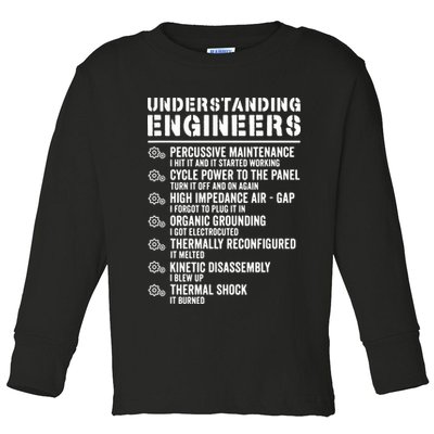 Explained Understanding Engineers Mechanical Engineering Toddler Long Sleeve Shirt