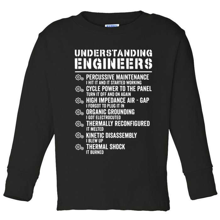 Explained Understanding Engineers Mechanical Engineering Toddler Long Sleeve Shirt