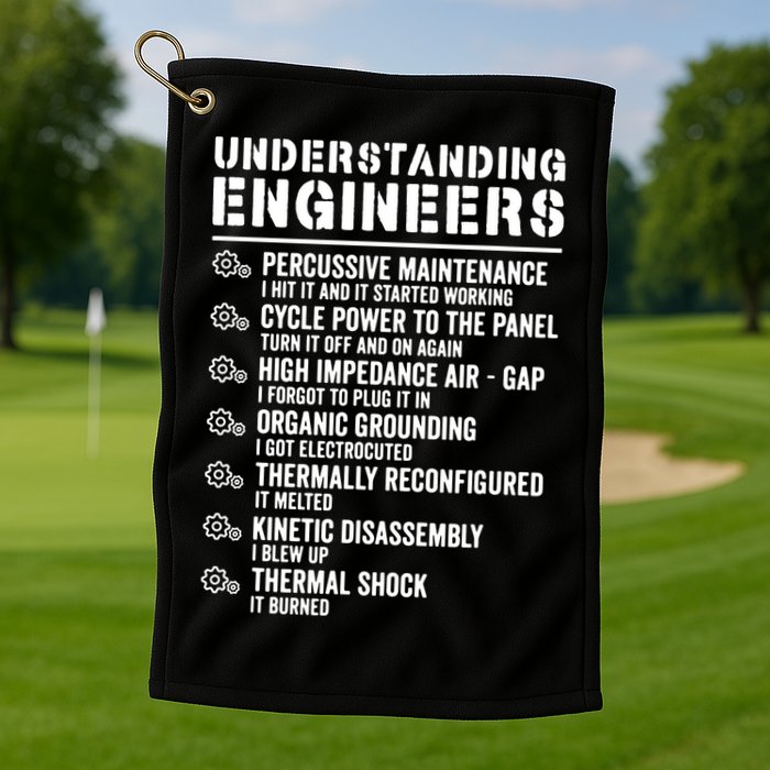 Explained Understanding Engineers Mechanical Engineering Golf Towel