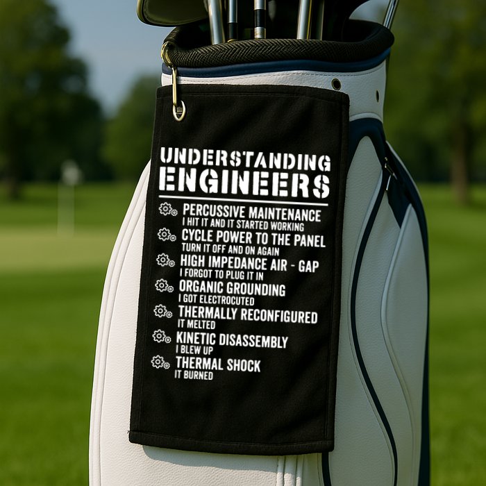 Explained Understanding Engineers Mechanical Engineering Golf Towel