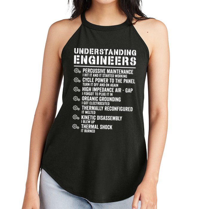 Explained Understanding Engineers Mechanical Engineering Women's Perfect Tri Rocker Tank