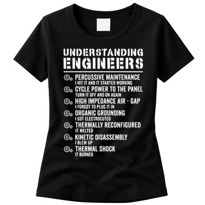 Explained Understanding Engineers Mechanical Engineering Womens T-Shirt