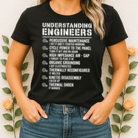 Explained Understanding Engineers Mechanical Engineering Womens T-Shirt