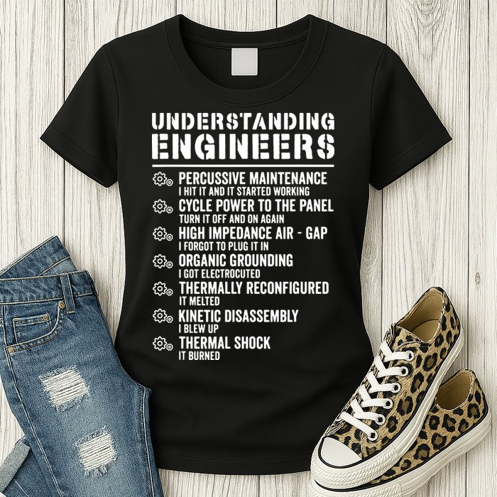 Explained Understanding Engineers Mechanical Engineering Womens T-Shirt
