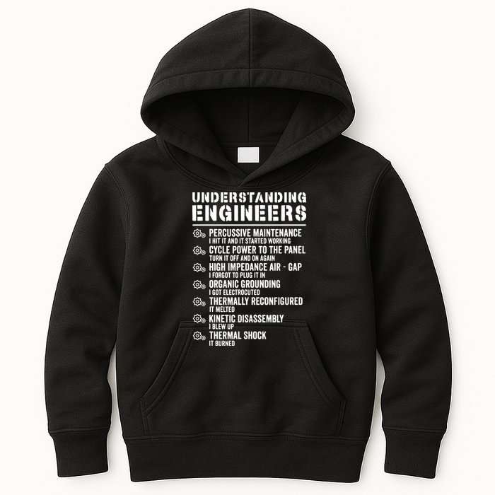 Explained Understanding Engineers Mechanical Engineering Kids Hoodie