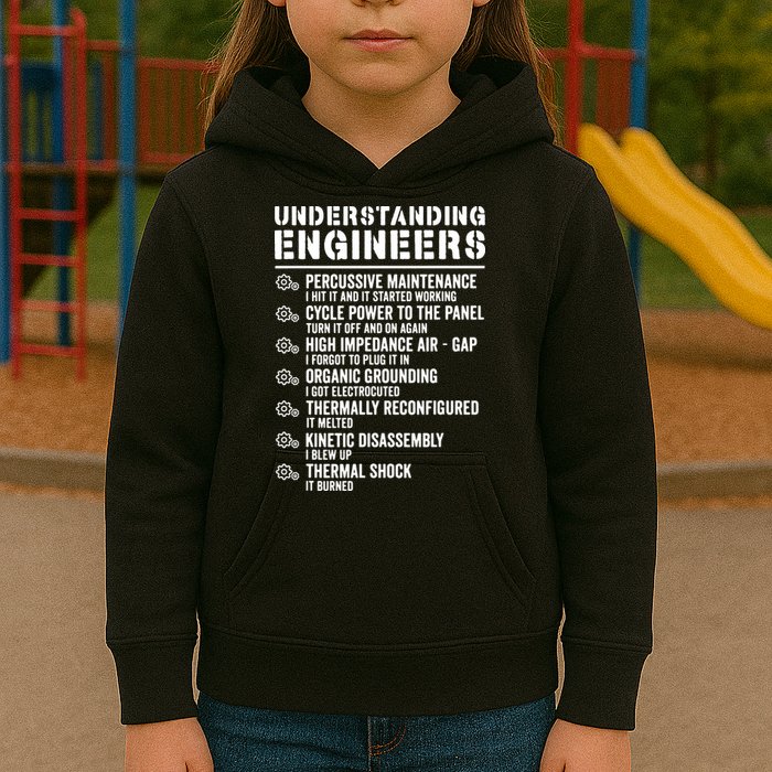 Explained Understanding Engineers Mechanical Engineering Kids Hoodie
