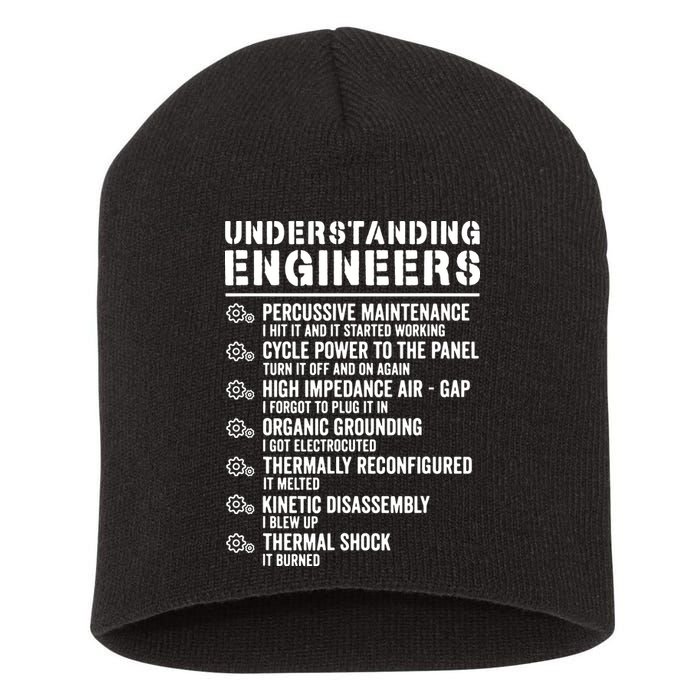 Explained Understanding Engineers Mechanical Engineering Short Acrylic Beanie