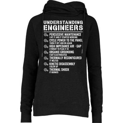 Explained Understanding Engineers Mechanical Engineering Womens Funnel Neck Pullover Hood