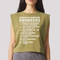 Explained Understanding Engineers Mechanical Engineering Garment-Dyed Women's Muscle Tee