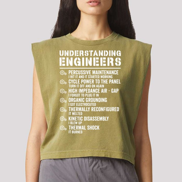 Explained Understanding Engineers Mechanical Engineering Garment-Dyed Women's Muscle Tee