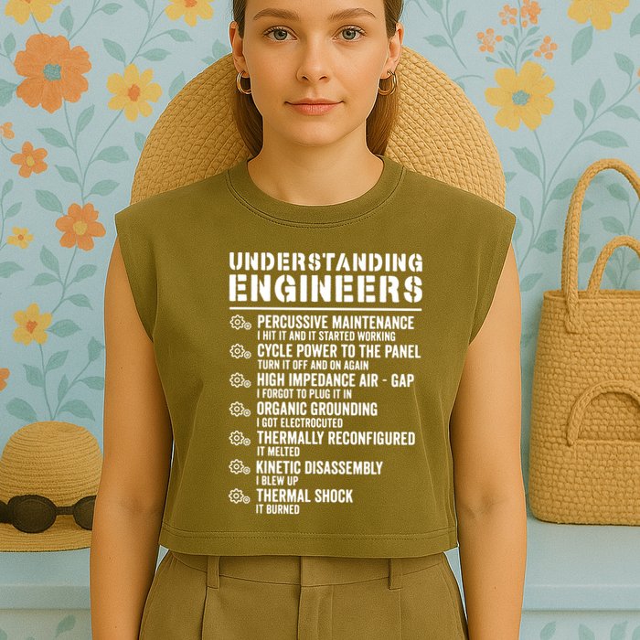 Explained Understanding Engineers Mechanical Engineering Garment-Dyed Women's Muscle Tee
