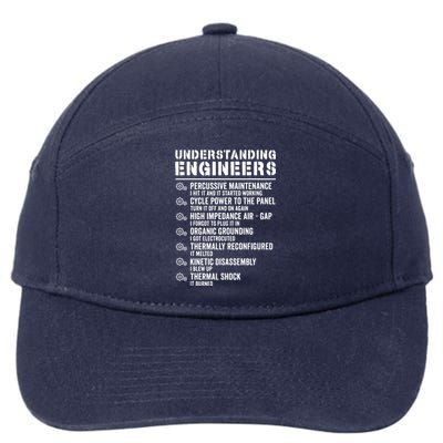 Explained Understanding Engineers Mechanical Engineering 7-Panel Snapback Hat