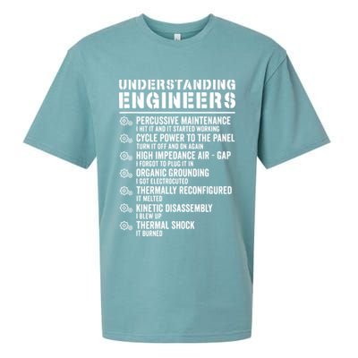 Explained Understanding Engineers Mechanical Engineering Sueded Cloud Jersey T-Shirt