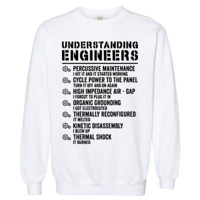 Explained Understanding Engineers Mechanical Engineering Garment-Dyed Sweatshirt